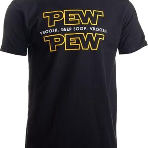 pew pew wars | funny sci fi space tshirts